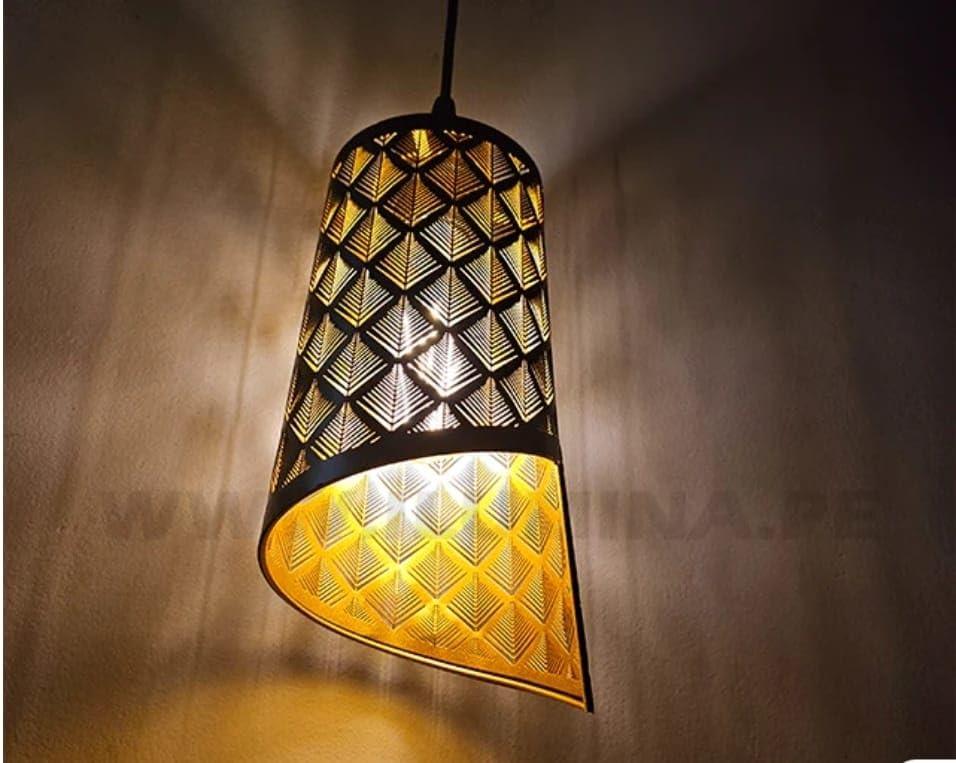 Image of Lyse Decor Hanging Lamps for Living Room, Pendant Lights for Drawing Room Center, Dining Table Light and Bedroom Lights (with Bulb)