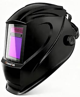 Auto-Darkening Laser Welding Helmet OD8+ – Variable Shade, Large Viewing Area, Adjustable Fit, IR Protection for Laser Welding, Cutting, Cleaning & Marking