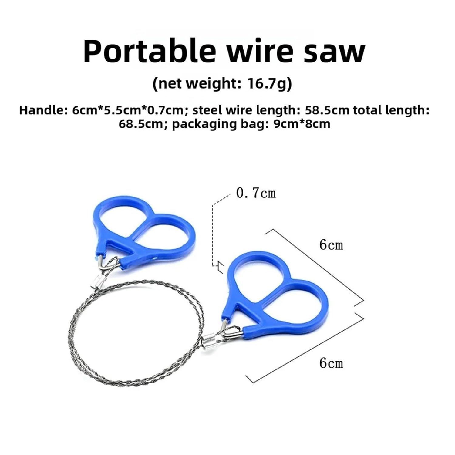 Wire Saw 50pcs Portable Stainless Steel Wire Saw - Pocket Outdoor Camping Wood Tool