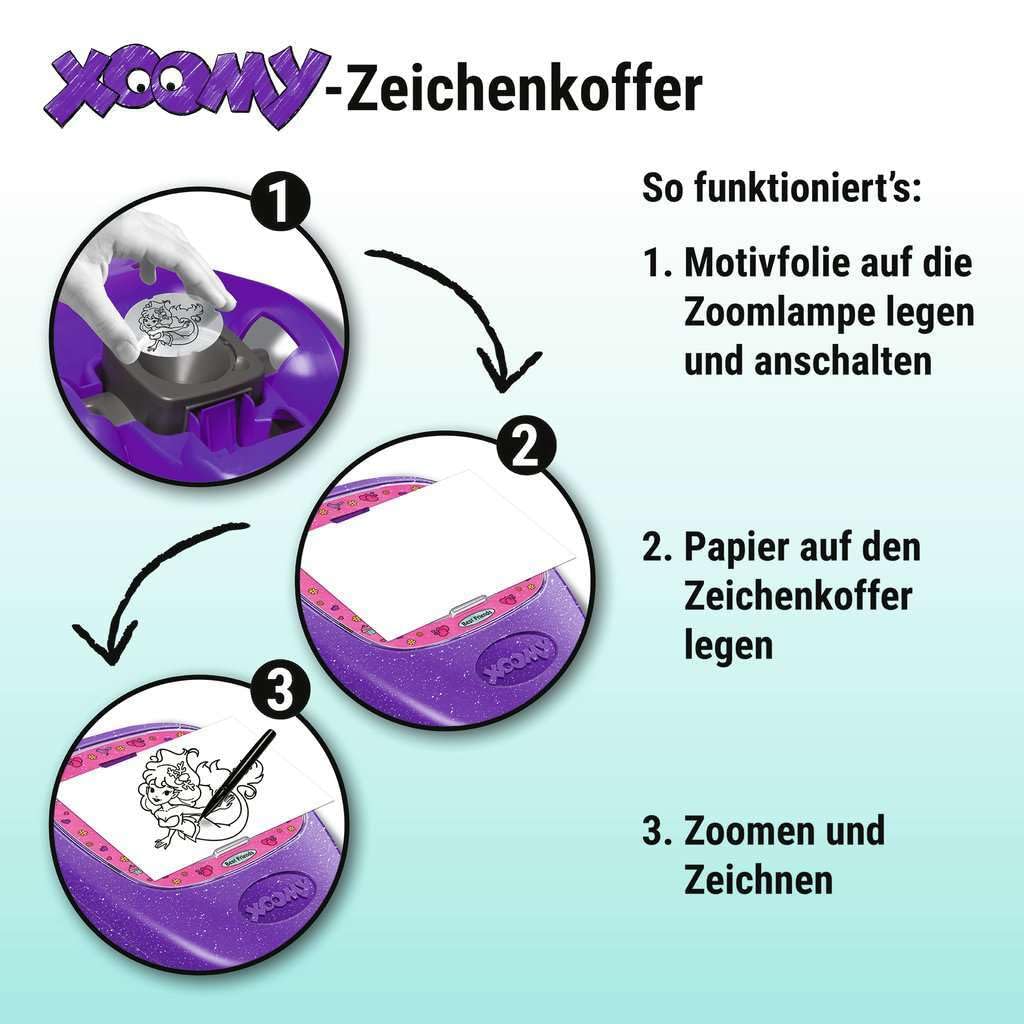 Ravensburger Xoomy Midi Meine besten Freunde- Projektor zum Zeichnen Lernen für Kinder ab 6 Jahren, kreatives Zeichnen und Malen für Mädchen und Jungen - 23697