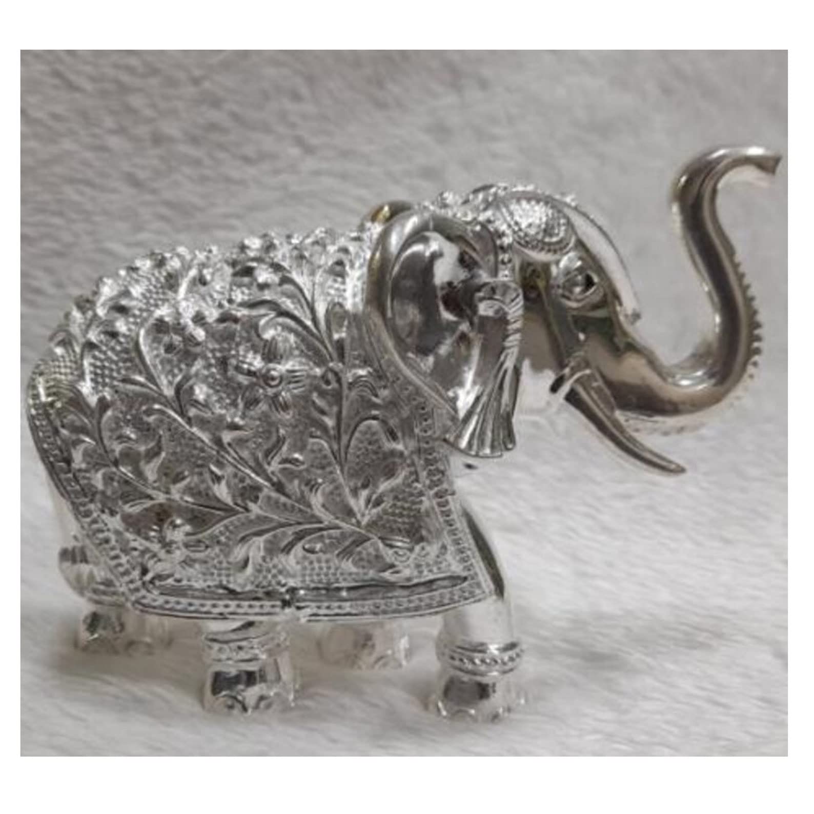 Amazon.co.jp: 純銀の象 925 / 銀の象像 ヴァストゥー教 / ガネーシュ  