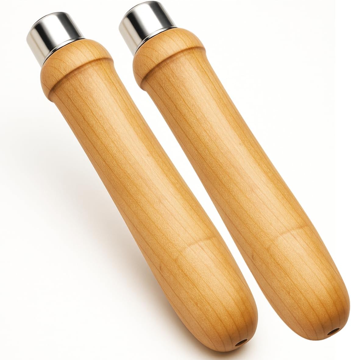 ARTESIA TOOL (2 Pack 6" (15.2 cm) Wooden Handle | Smooth Finish | Great to use with Files & Chisels | Provides Extended 5" (12.7 cm) Length for Extra Reach