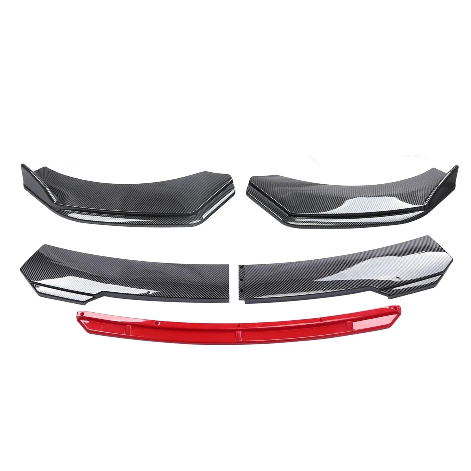 przedniego zderzaka Pasuje Do Land Range Rover Sport 2014-2022 Przedni Zderzak Samochodowy Spolier Lip Podbródek Dyfuzor Splitter Zestaw Przepustnicy Powietrza(Gloss Black)