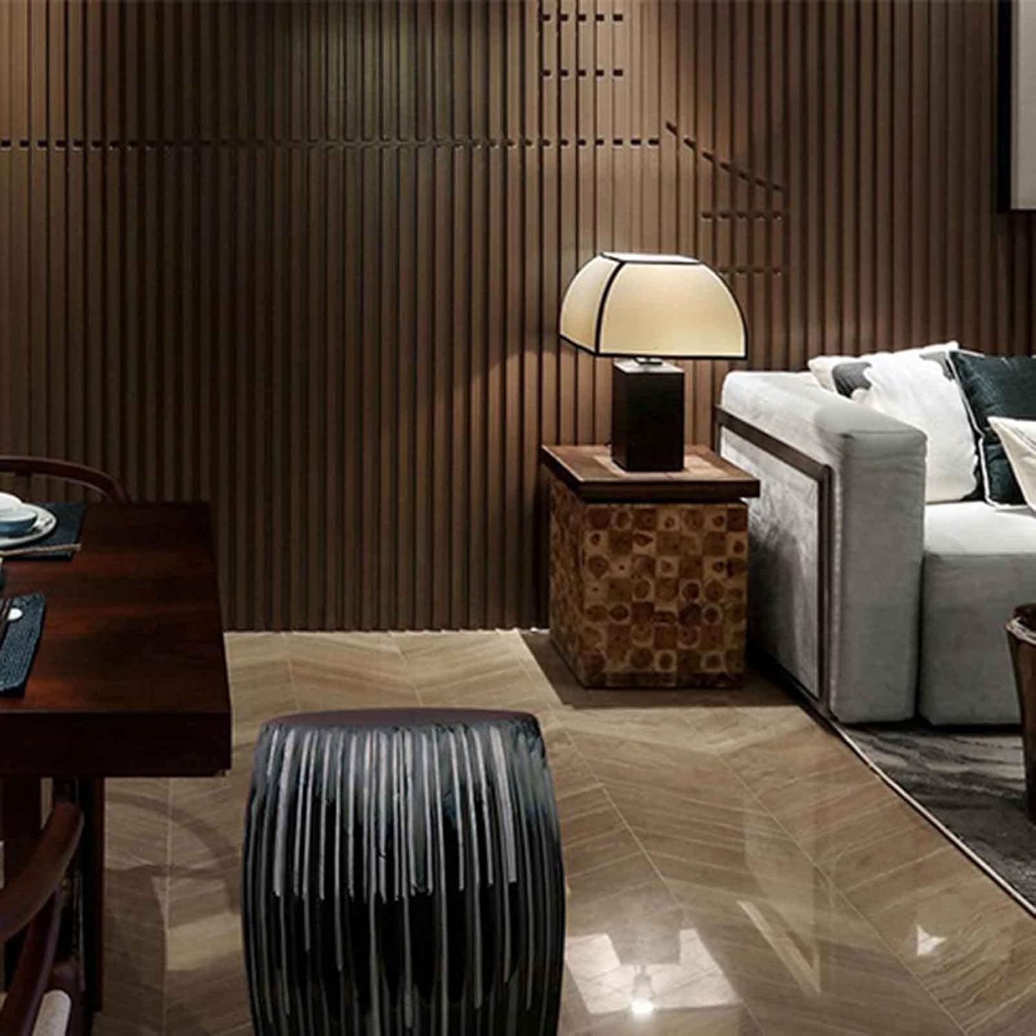 Decorative garden stools, Ceramic Drum Stool, Round Hand-made Gradient Color Pier, Sofa Side Table, Shoe Changing Stool and Dressing Stool.(F)