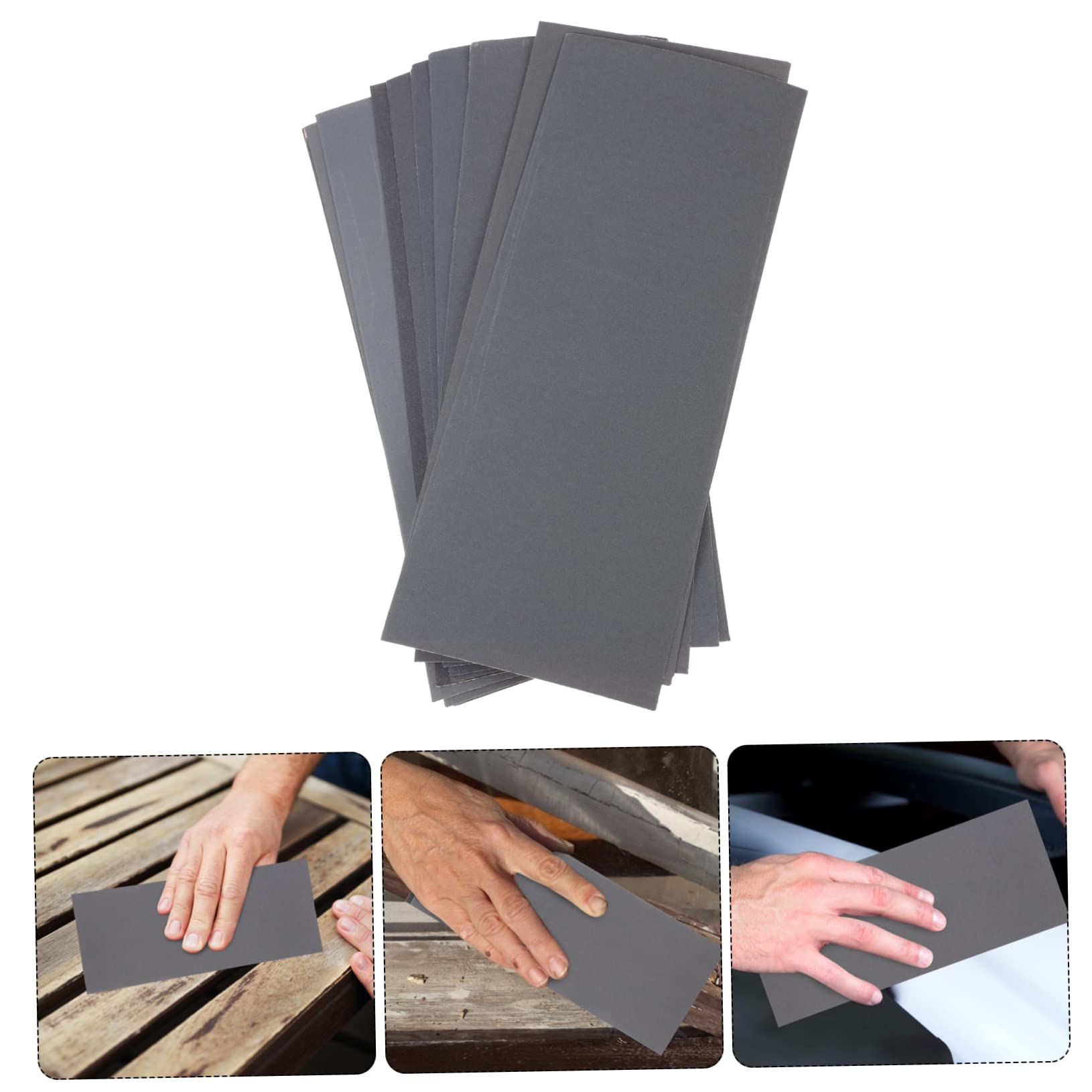 3 Set Carta Vetrata Impermeabile Inchiostro Goffrato Bloccare Timbro A Secco Missione Tuta Liquida Sacchetti Di Carta Trasparenti Decorazione Sospesa Iridescente Grey 12 Fogli*3