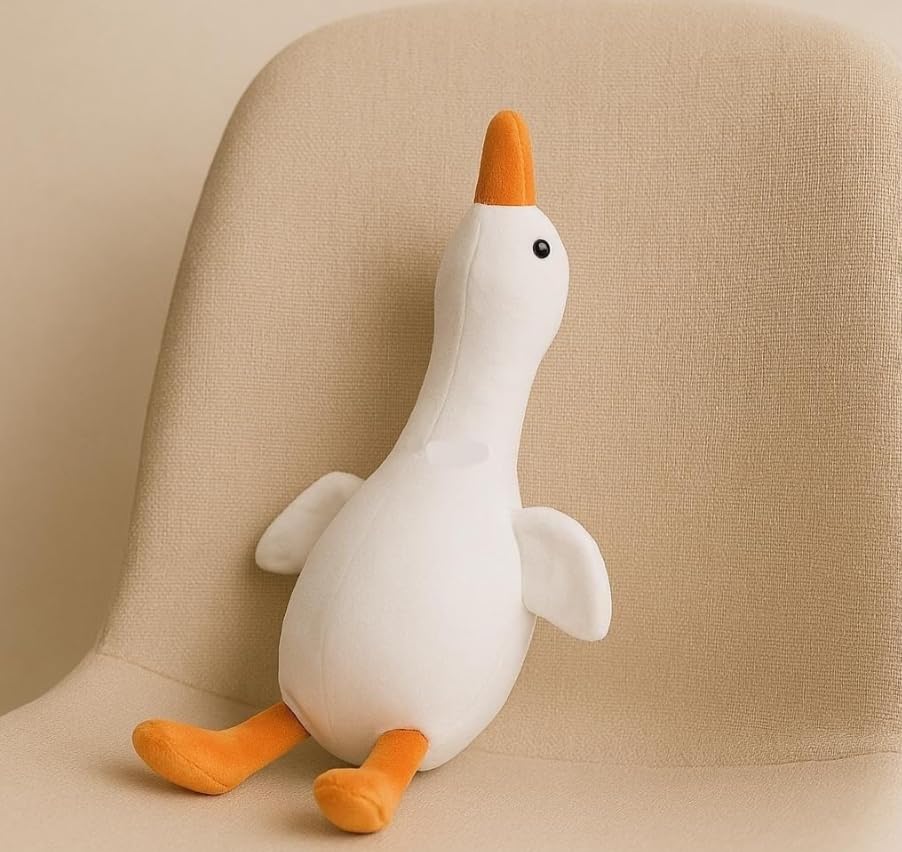 Image of Cute Baby Goose Soft Toy (40cm) | Plush Stuffed Animal for Kids & Babies | Ultra-Soft, Huggable Cuddly Toy for Nursery & Gifting