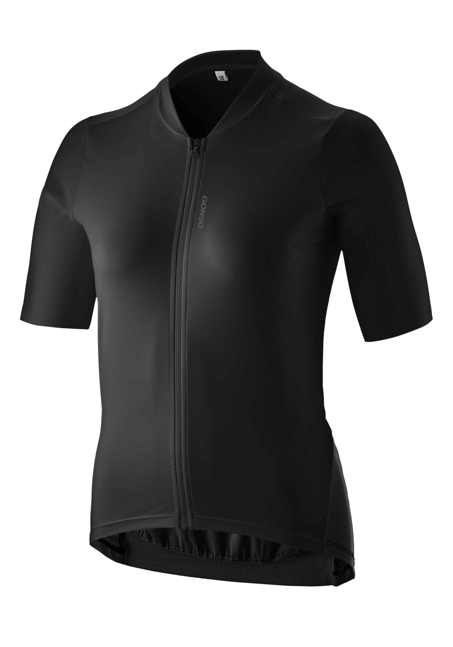 Gonso Sitivo Trikot W, Damen Rennradtrikot, Fahrradtrikot | Atmungsaktives Mesh, 3-teilige Steck-Rückentasche und RV-Tasche, Enganliegende Passform, Perfekt für den Sommer