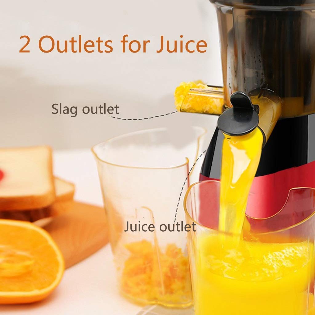 Macchine per spremitura, Macchine per spremitura, Estrattore di succo a masticazione lenta facile da pulire, Motore silenzioso Funzione inversione, Estrattore di succo a freddo con spazzola, Ricette d
