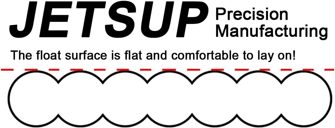 Jetsup FUN-COIN25 Big Money U.S. Quarter Pool Float Floatie Raft, 60", Silver