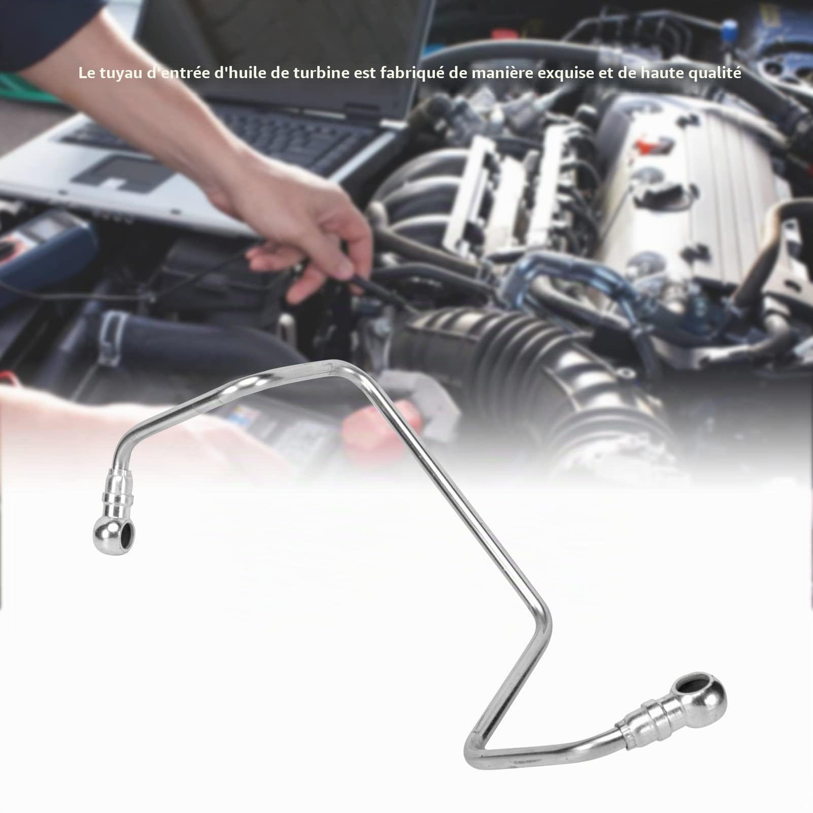 Tuyau d'alimentation en Huile Turbo pour 206 207 307 308 C3 C4 C5 9651785280 9651785280A