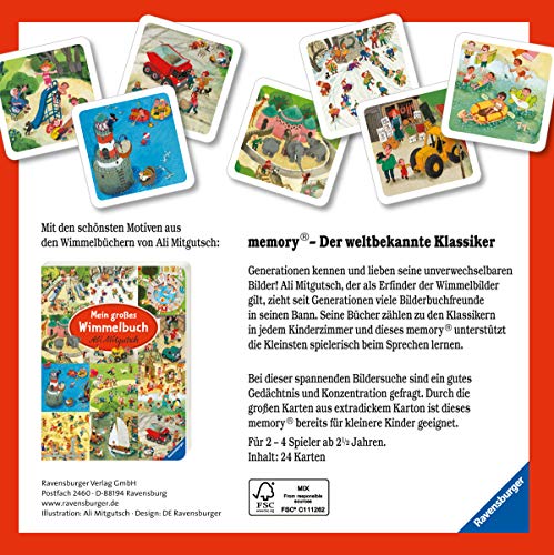 Memory Spiel Ravensburger 81297 Meine schönsten Wimmelbilder