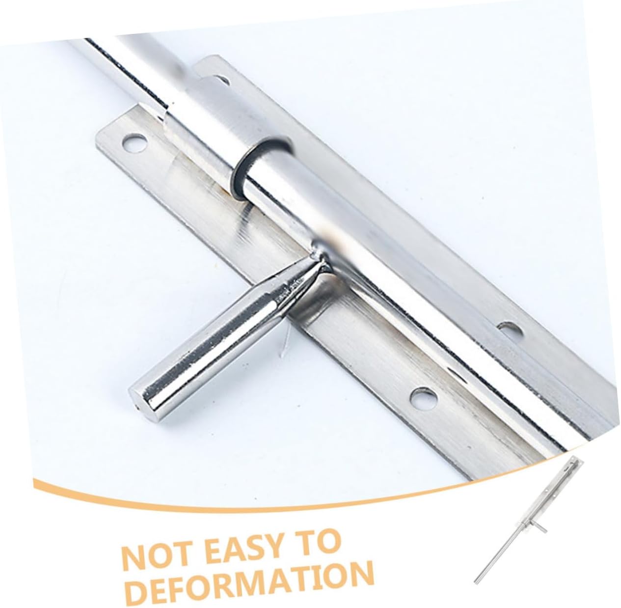 2pcs Robust Stainless Steel Latch Door Lock Bolt Easy Install Security for Homes