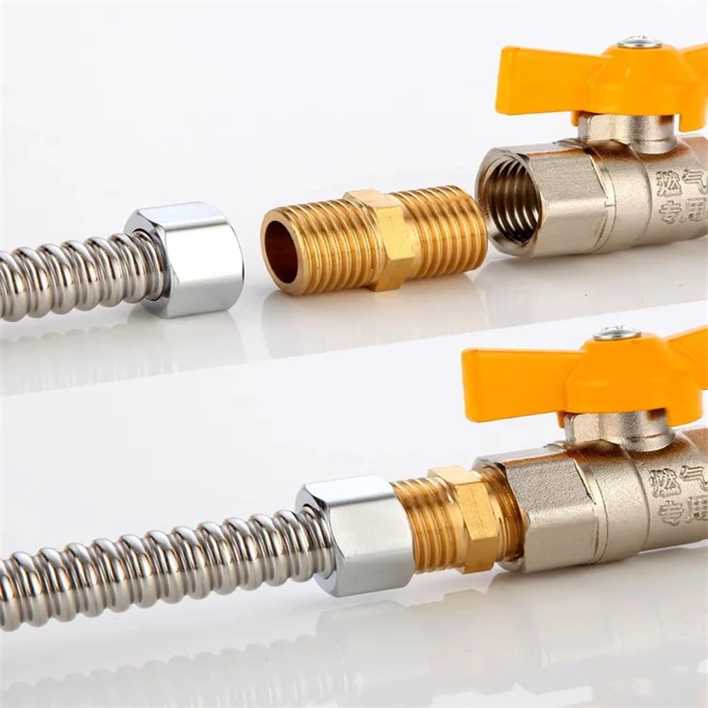Raccordo esagonale in ottone per tubo, adattatore a innesto rapido 1/8 1/4 3/8 1/2 3/4 1 BSP, raccordo adattatore, boccola esagonale di riduzione.