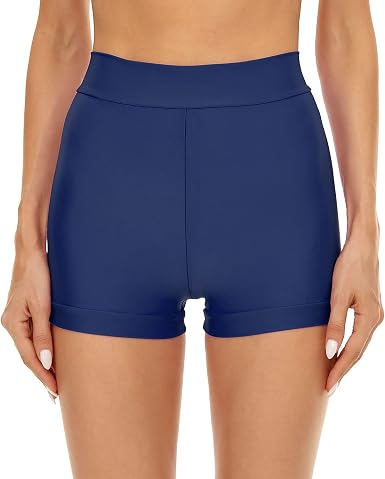 Swim Shorts High Waisted Tummy Control 