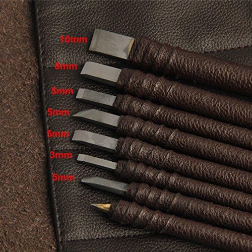 8 Pcs Carved Stone Knife Tungsten Carbide Steel Carving Knife Chisel Craft Tools For Seal Engraving Stone Lettering