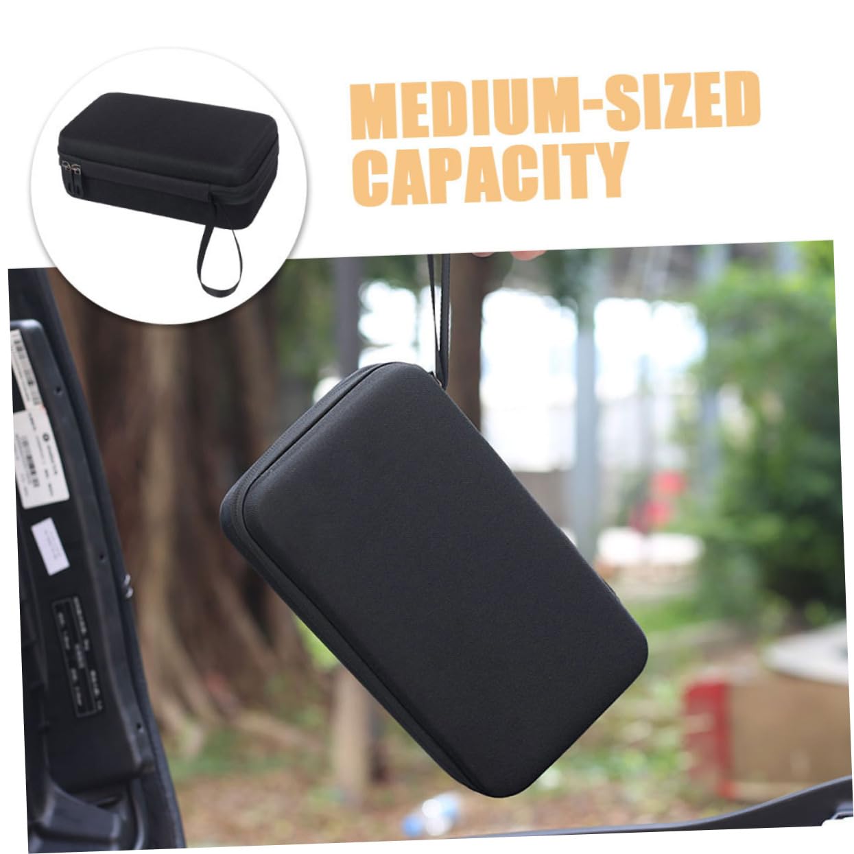BESPORTBLE 4piezas Bolsa Organizadora para Cargadores De Bicicleta y Patinete Eléctrico Estuche y Resistente Accesorio De Almacenamiento Portátil para Cables y Cargadores De Vehículos