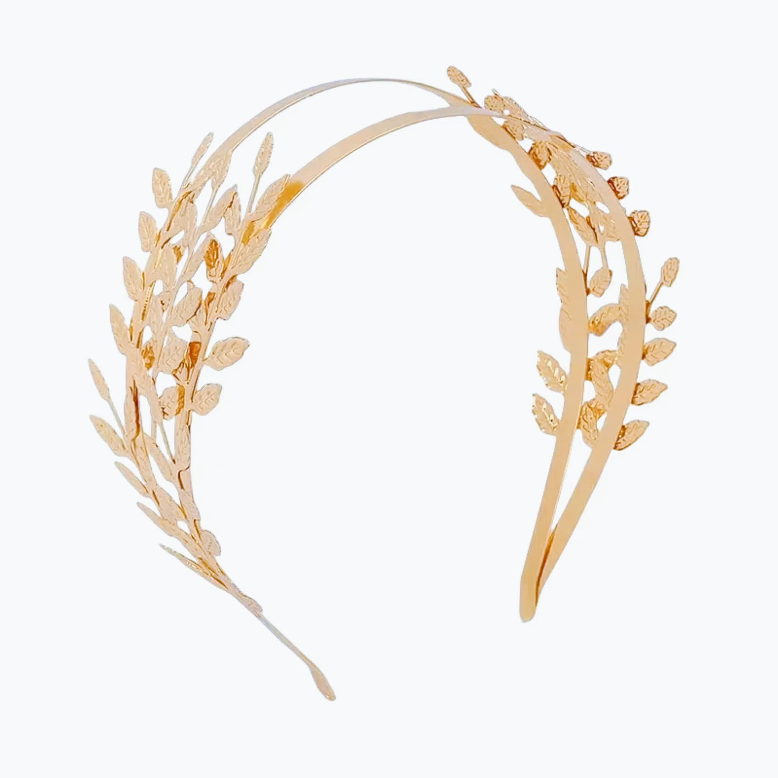 Amazon.com : Greek Roman Goddess Headband Leaf Branch Bridal  display picture 2