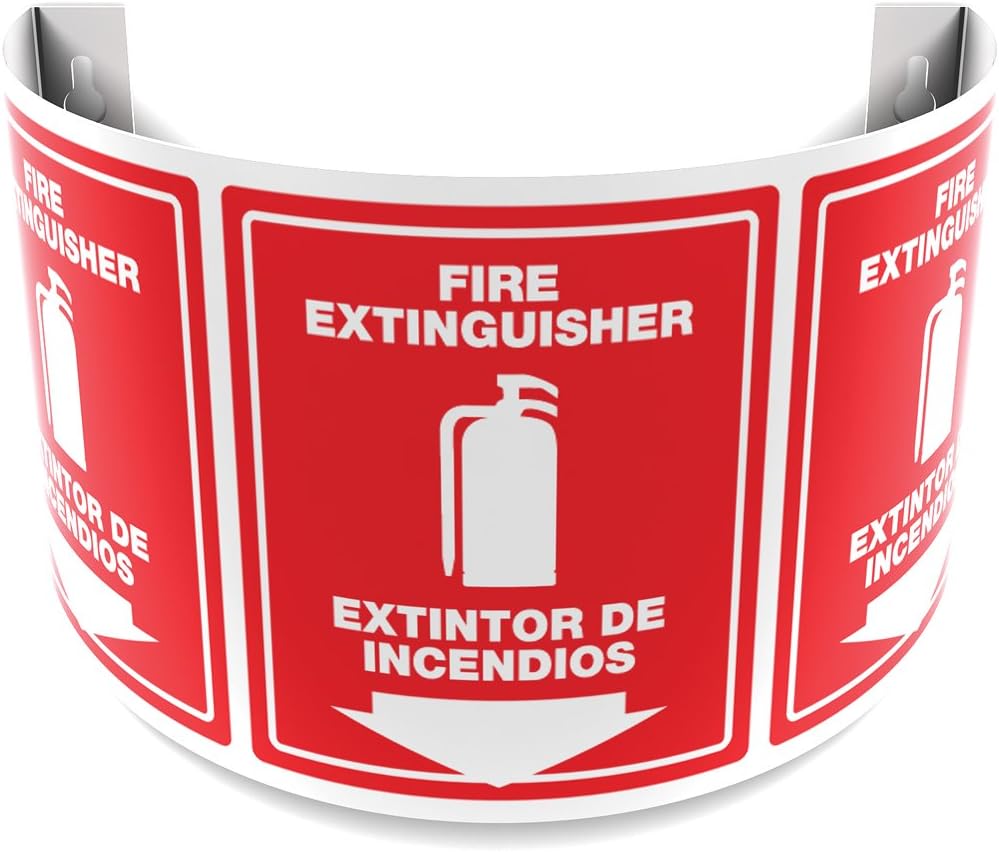 Fire Extinguisher / Extintor De Incendios 6X5 .055 Replast Sign