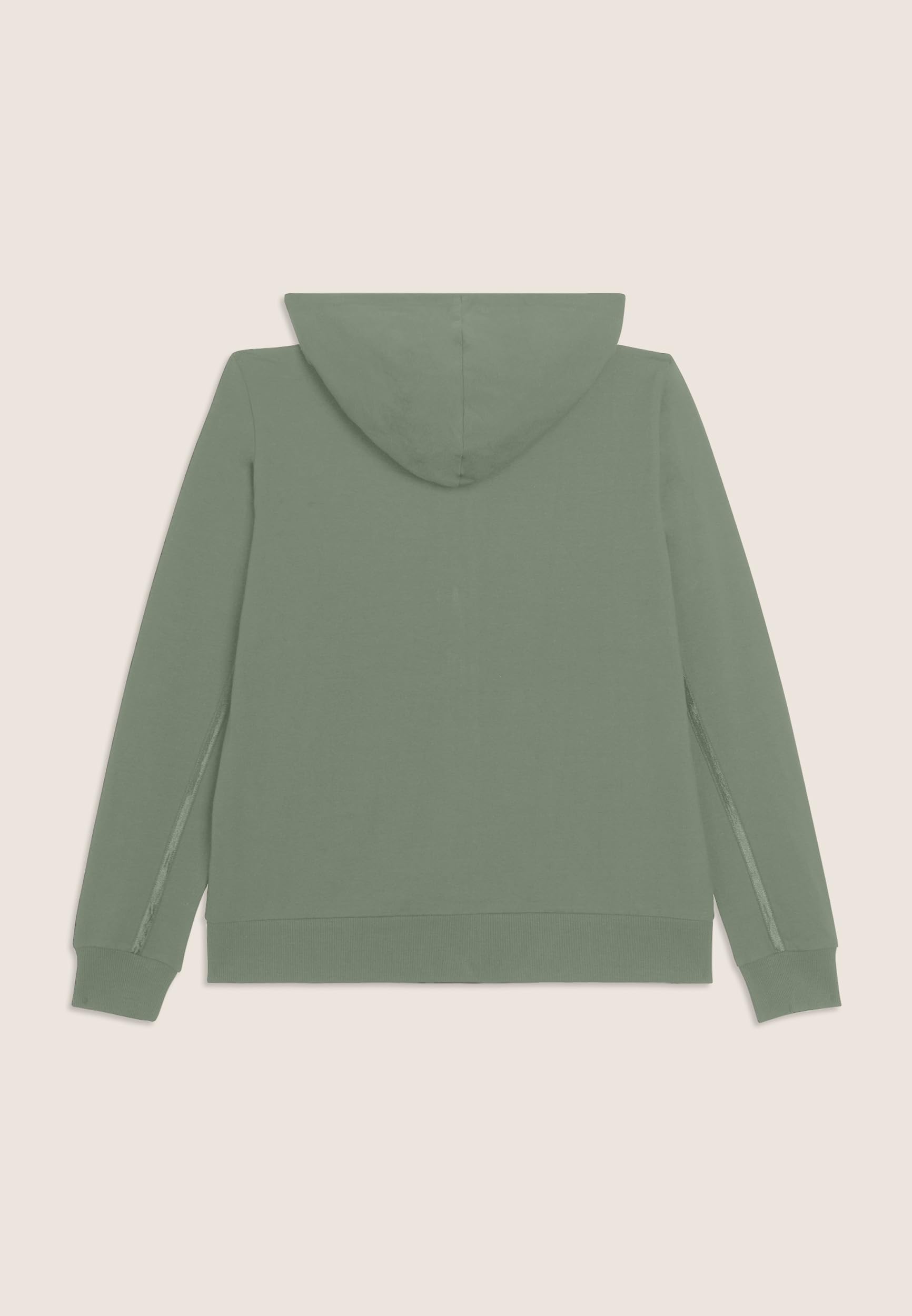 FREDDY - Felpa Cappuccio con Zip E Logo, 92% Cotone 8% Elastan