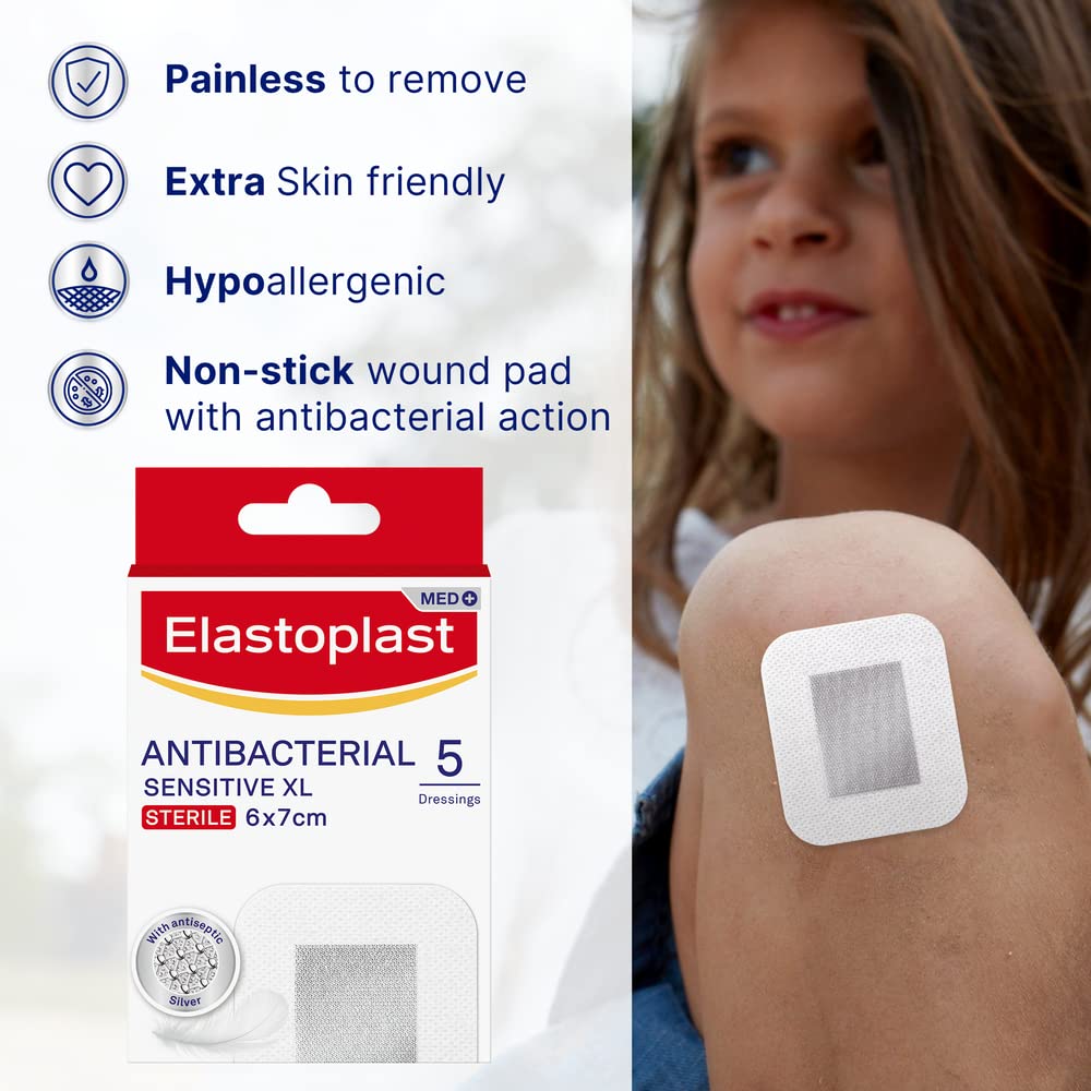 elastoplast silver dressings ELASTOPLAST SENSITIVE Antibacterial Silver Dressings