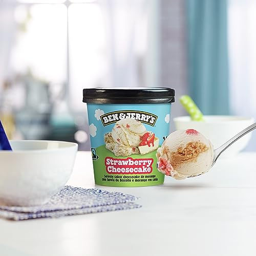 Ben & Jerry'S 288-07-1599 Ice Cream Strawberry Cheesecake Non-Gmo 16 Oz thumb #5