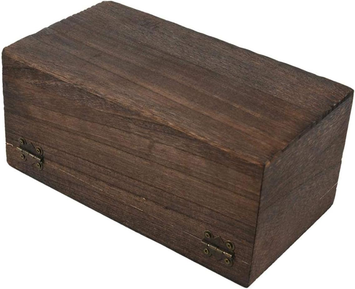 Wooden Tissue Box Fine Workmanship, Retro Style, for Paper Napkins, Storage Box