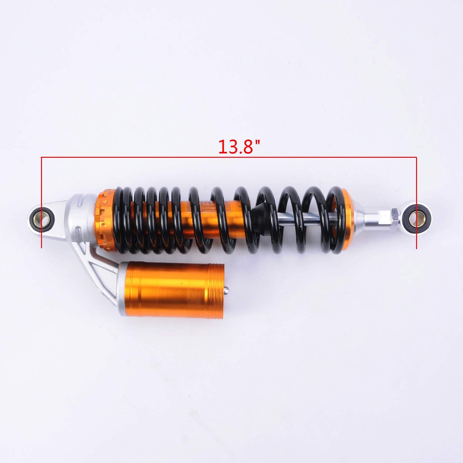 Liquor Pair Shock Absorbers 350MM 13.8 inch for Motorcycle Replacement Round Ends After Market Fit for Scooter ATV Go Kart Quad Dirt Sport Bikes