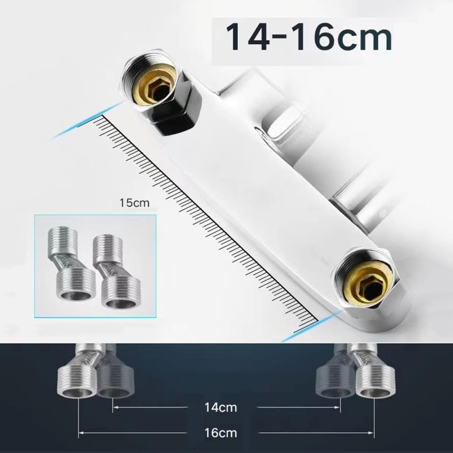 Wall Mounted faucets for Sink Kitchen,Swivel Spout for Brass, Faucet Hot and Cold Water,Single Handle,A
