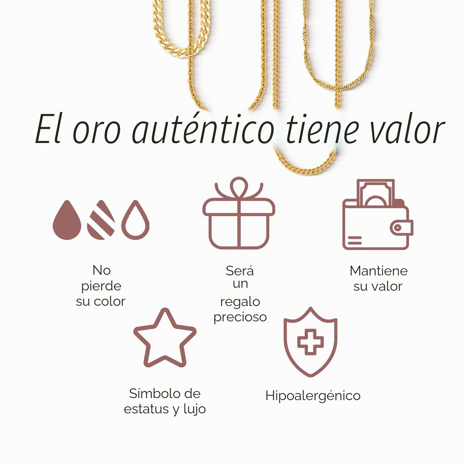 EDELIND Pendientes de aro 30mm 18K 14K 9K 8K Oro amarillo Aros de oro Mujer, 2 mm de ancho Aretes Mujer con Caja de regalo de joyería