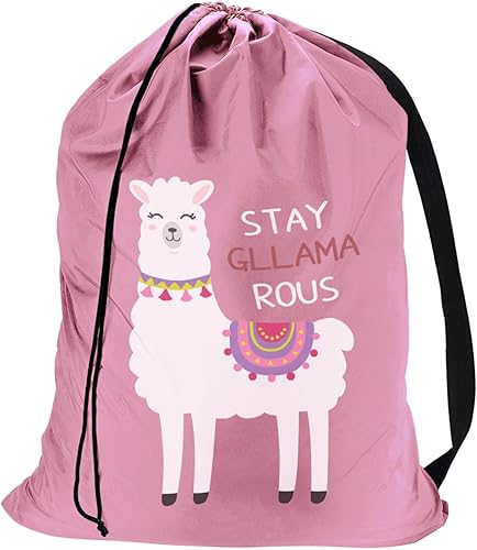 Bolsa de lavandería con correa bolsas de lavandería extra grandes y resistentes bolsas de lavandería de viaje para ropa sucia bolsa de viaje de