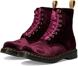 Dr. Martens Femme Vegan 1460 Pascal Velvet 8 Eye Boot Botte Tendance - 1