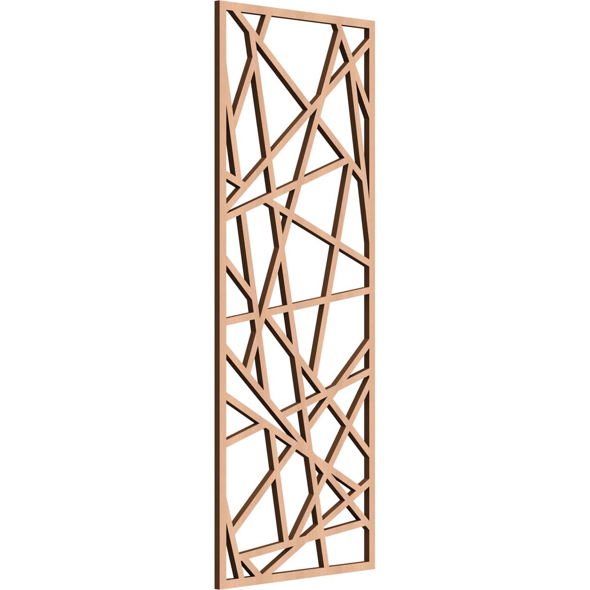 Conway Decorative Pierced Fretwork Wood Wall Panels, 15 3/8"W x 39 3/8"H x 3/8"T, Alder
