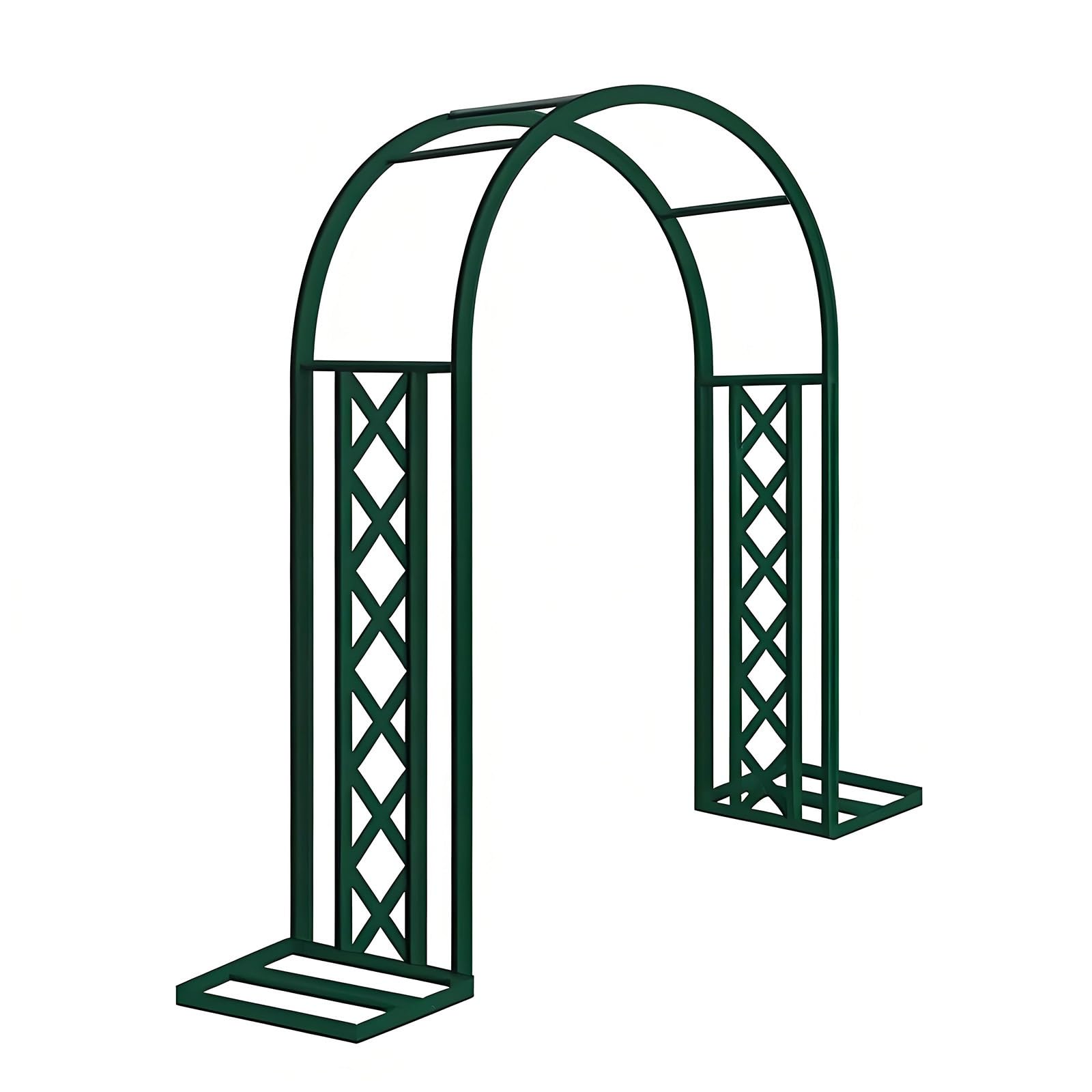 Pergola en métal durable et arche de jardin haut de gamme pour rosiers et vignes