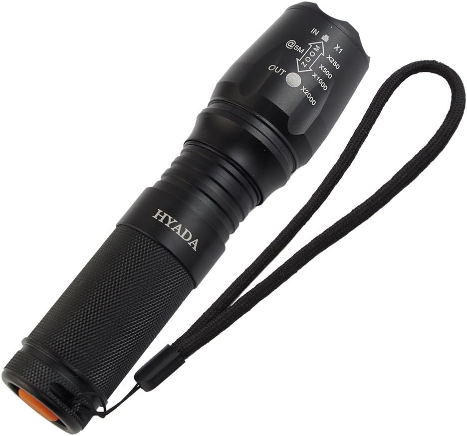 Military Grade Tactical Flashlight LED Torch X2000 Zoom Handheld Camping Light X9 XT11