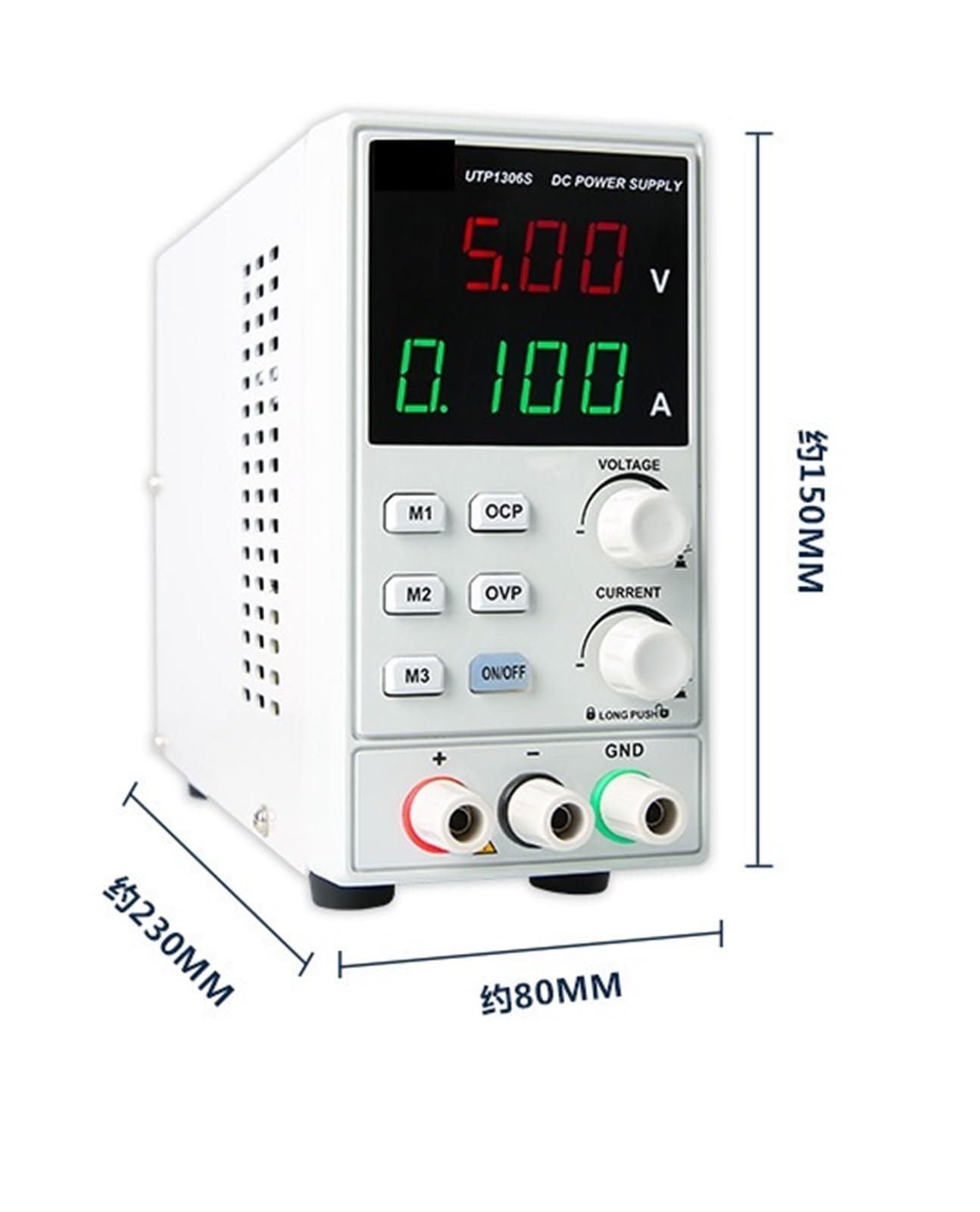 Alimentatore CC variabile, Alimentatore regolato CC ad alta precisione, alimentatore switching regolabile for la riparazione di telefoni cellulari(UTP1306S)
