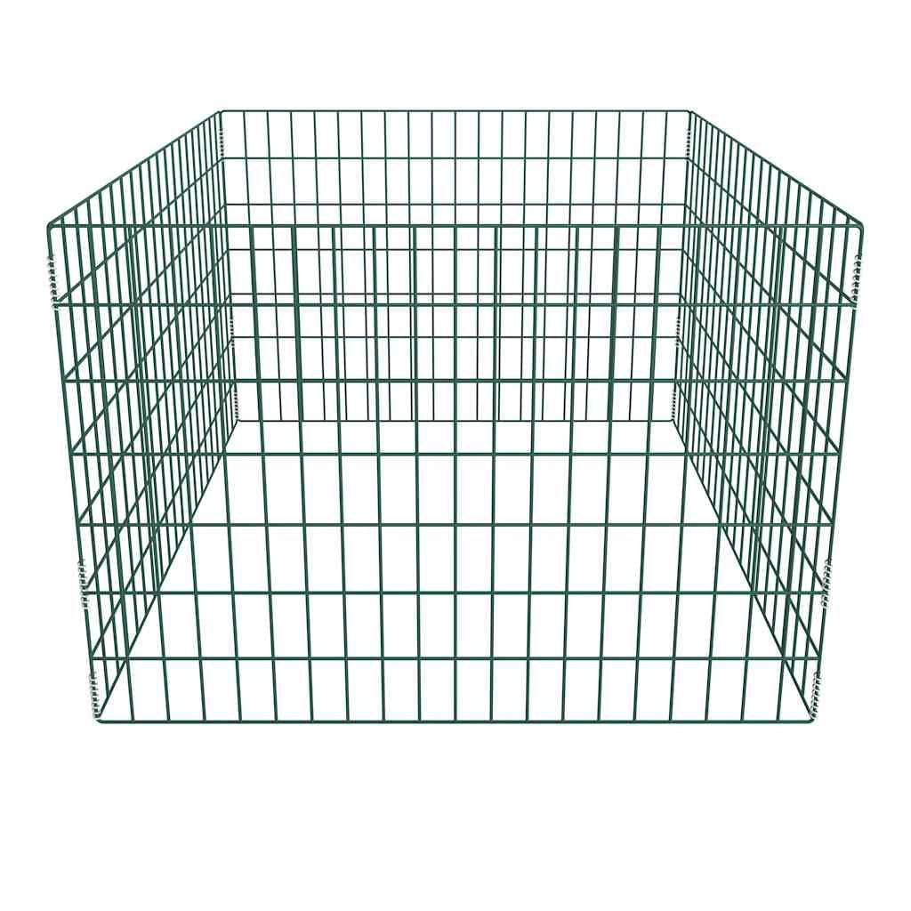 vidaXL Compostador de Malla Cuadrado 100x100x70 cm