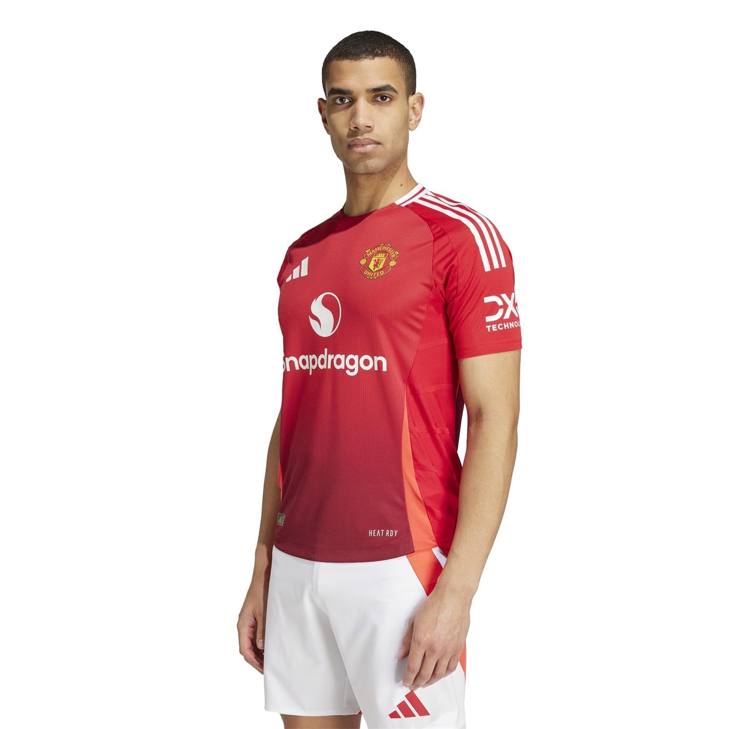 adidas Camiseta auténtica del Manchester United 2024 2025 para hombre