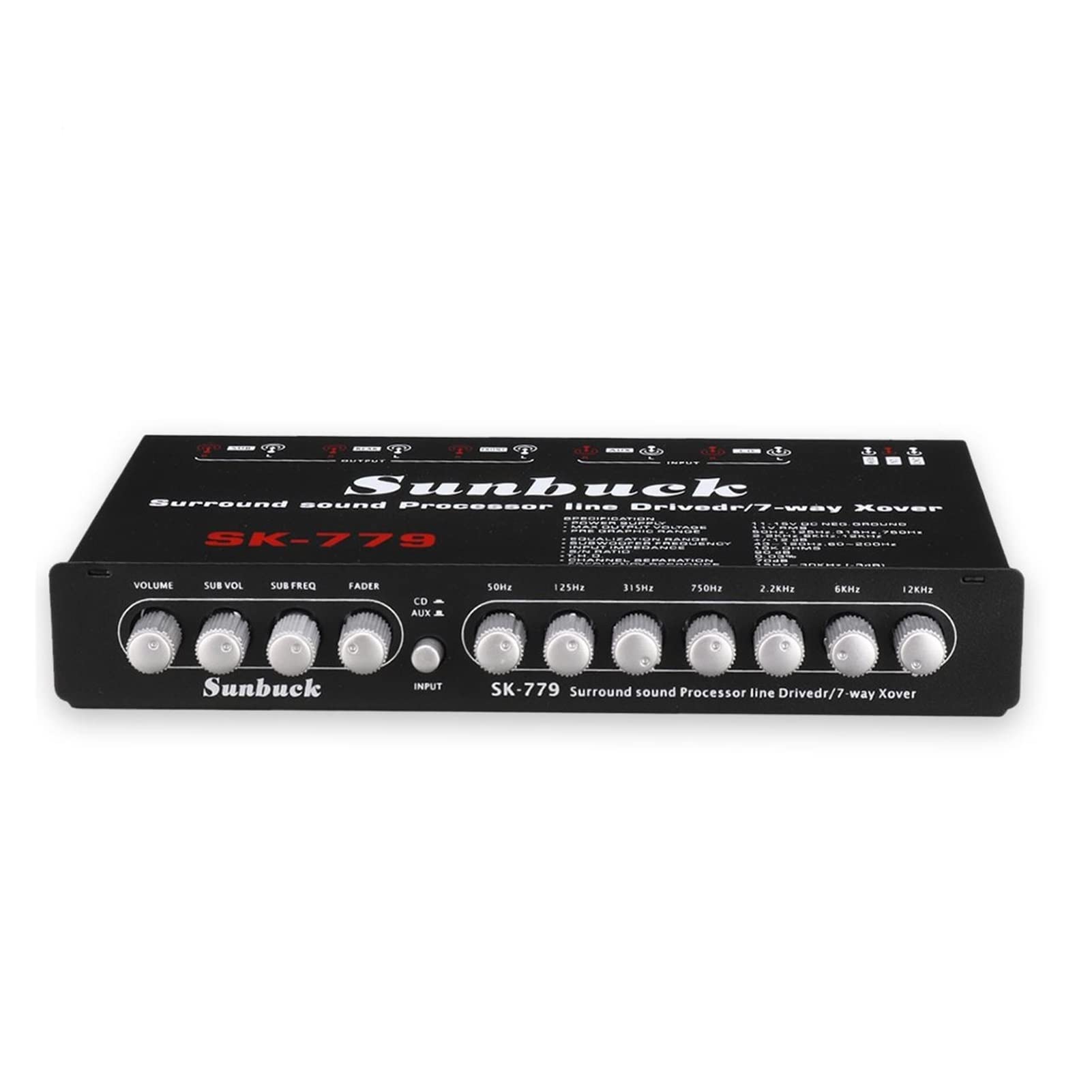 Amazon | アンプ 7バンドサブウーファーアンプボード DC 11-15V車の