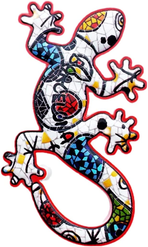 Mosaic Gecko Barcelona Spain Fridge Magnet Refrigerator Magnet Decoration Magnet Sticker Souvenir Resin Crafts