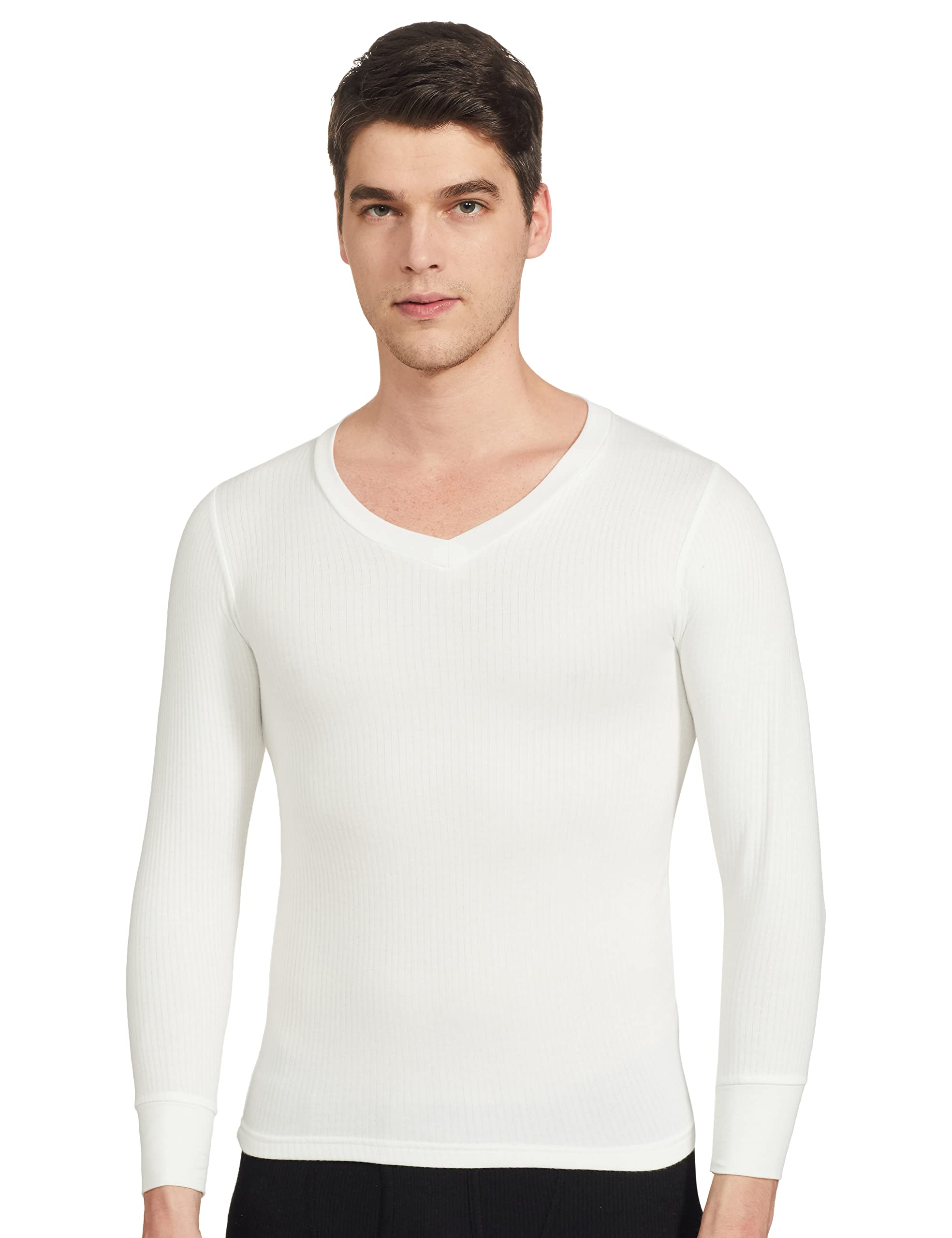 Rupa Men's Striped Regular Fit Thermal Top