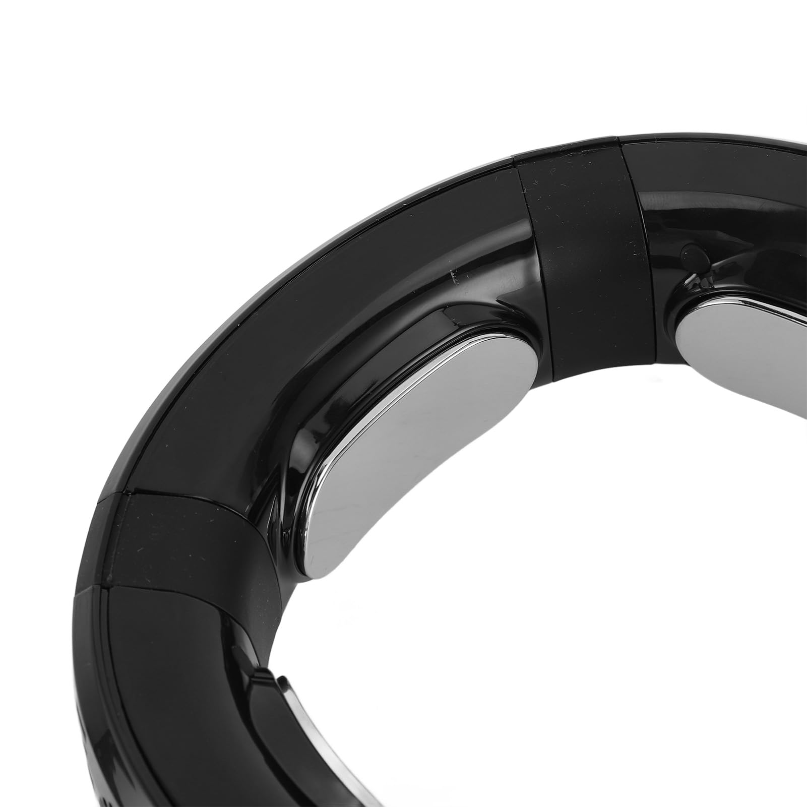 Dilwe Tragbarer Nackenventilator, Blattloser Halbleiter-Kühlventilator, Wiederaufladbare Persönliche Klimaanlage mit 3 Geschwindigkeiten für den Außenbereich (BLACK)