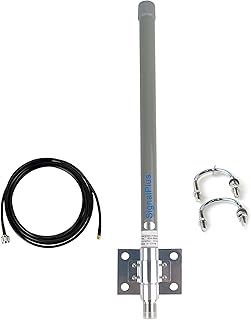 Signalplus Lora Antenna 915mhz 5.8dBi Outdoor Omni Helium Bobcat Miner Antenna 915MHz 824MHz-960MHz GSM Marine Antenna 15.7inch+3Meters RG58 Cable-for Boat Car ATV UTV RZR SPA