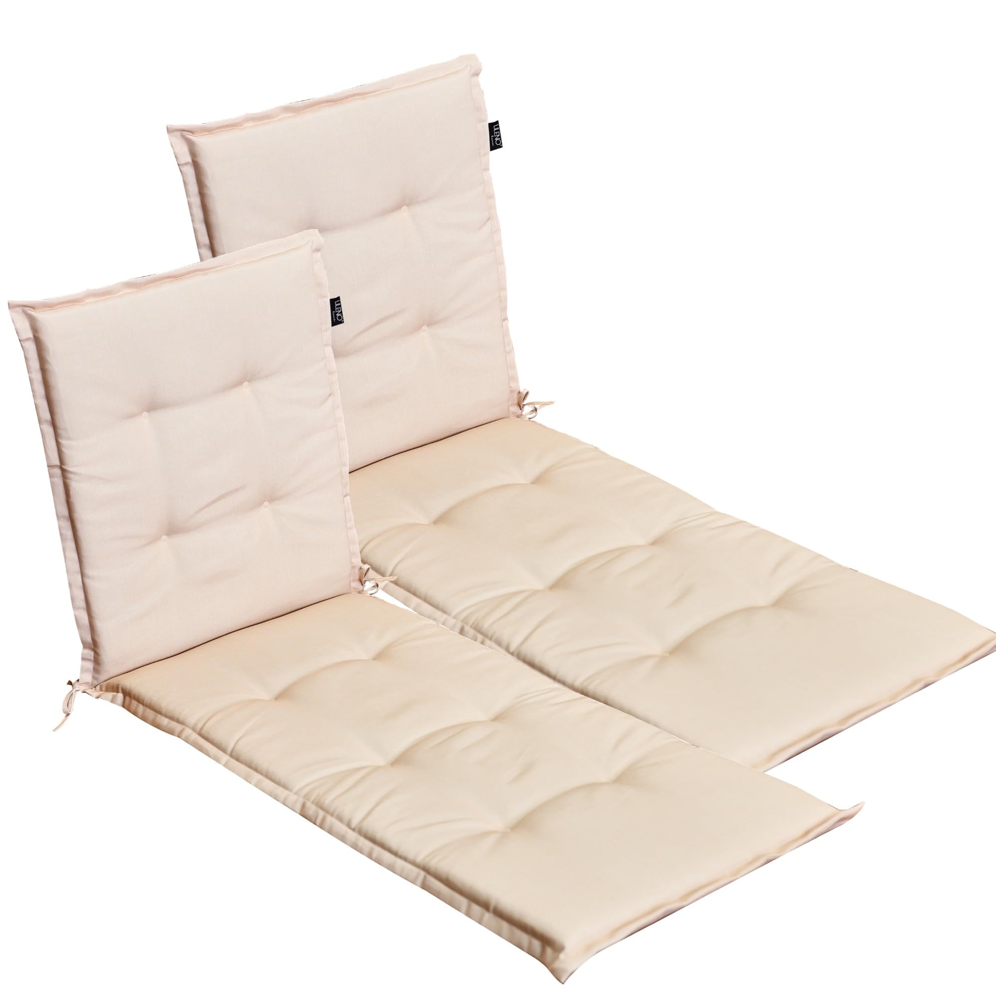 LILENO HOME Sonnenliege Auflage - Gartenliegen Auflage perfekt für Strandliege - Polster für Gartenliege Flor RL