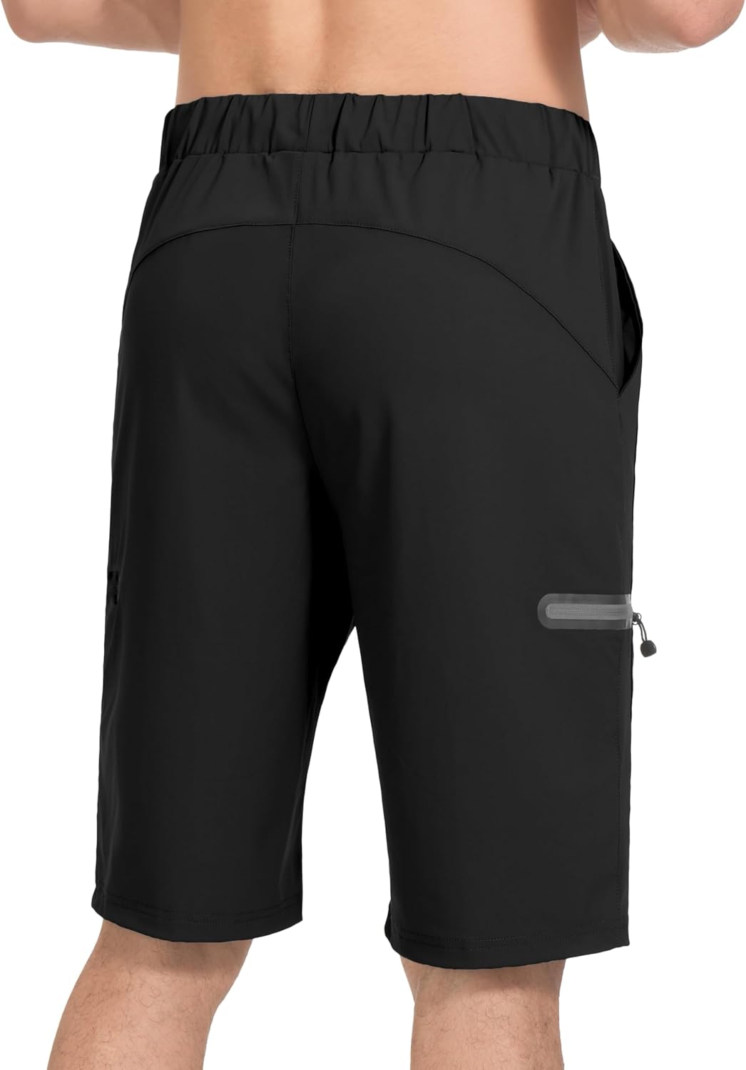 Little Donkey Andy Men’s Ultra-Stretch Quick Dry Lightweight Bermuda Shorts Drawstring Zipper Pocket Hiking Travel Golf