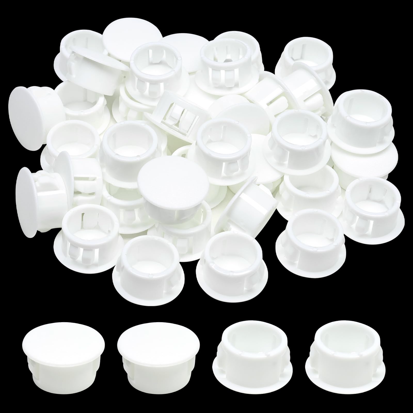 5/8 In/16 mm White Plastic Hole Plugs