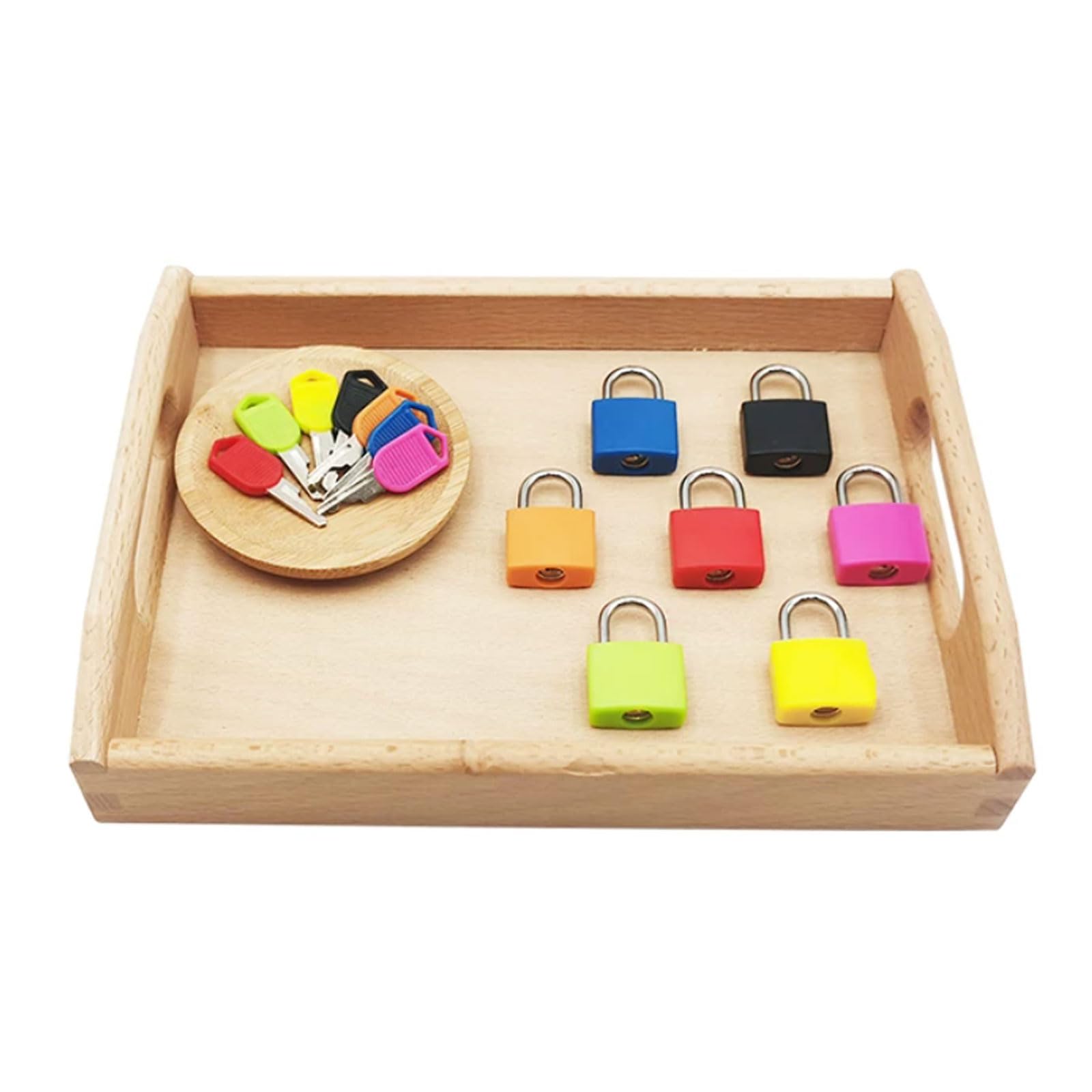ttnmrc Montessori Lock and Key Matching Toy