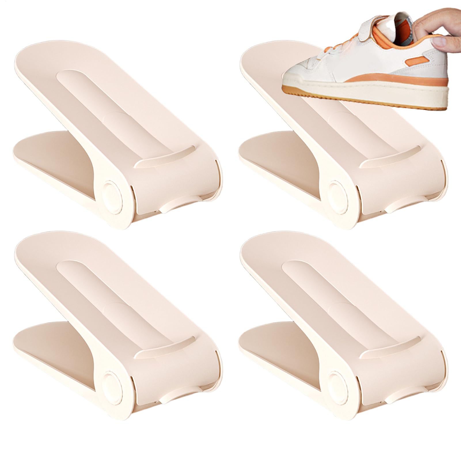 Range-chaussures réglable pour libérer de la place sous le lit