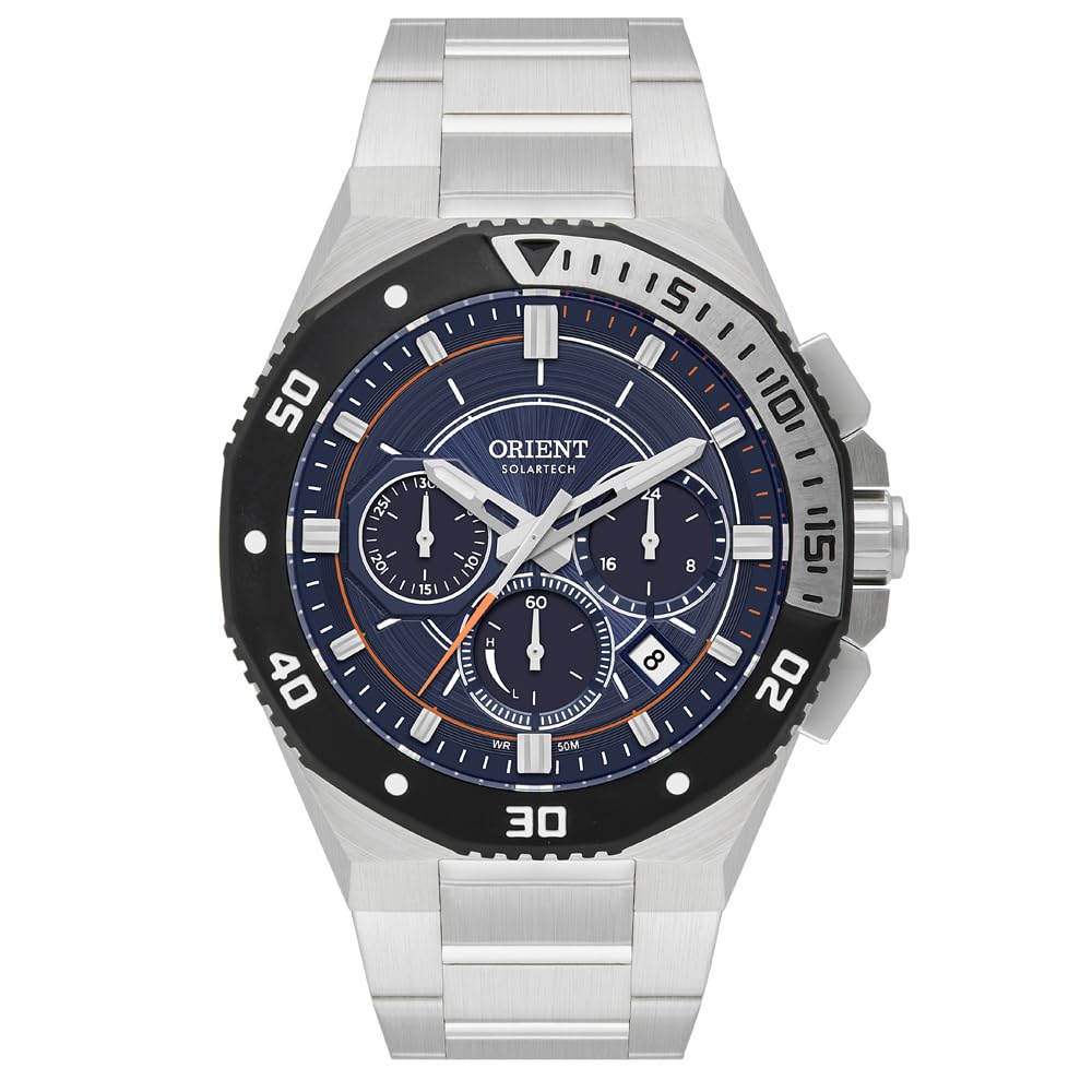 RELÓGIO ORIENT MASCULINO SOLARTECH CRONOGRAFO MBSSC277 D1SX