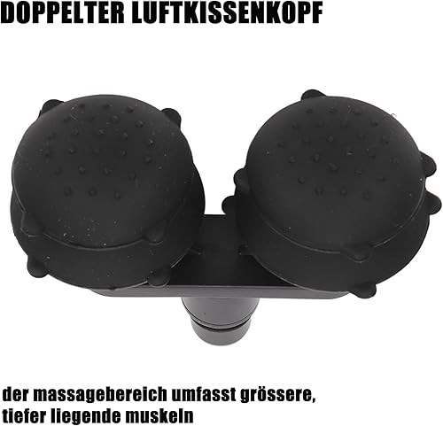 Miniatura 3 de YUYTE Cabezales de pistola de masaje, cabezal de repuesto para masaje, 0.7 pulgadas de diámetro exterior de silicona sin olor para relajación