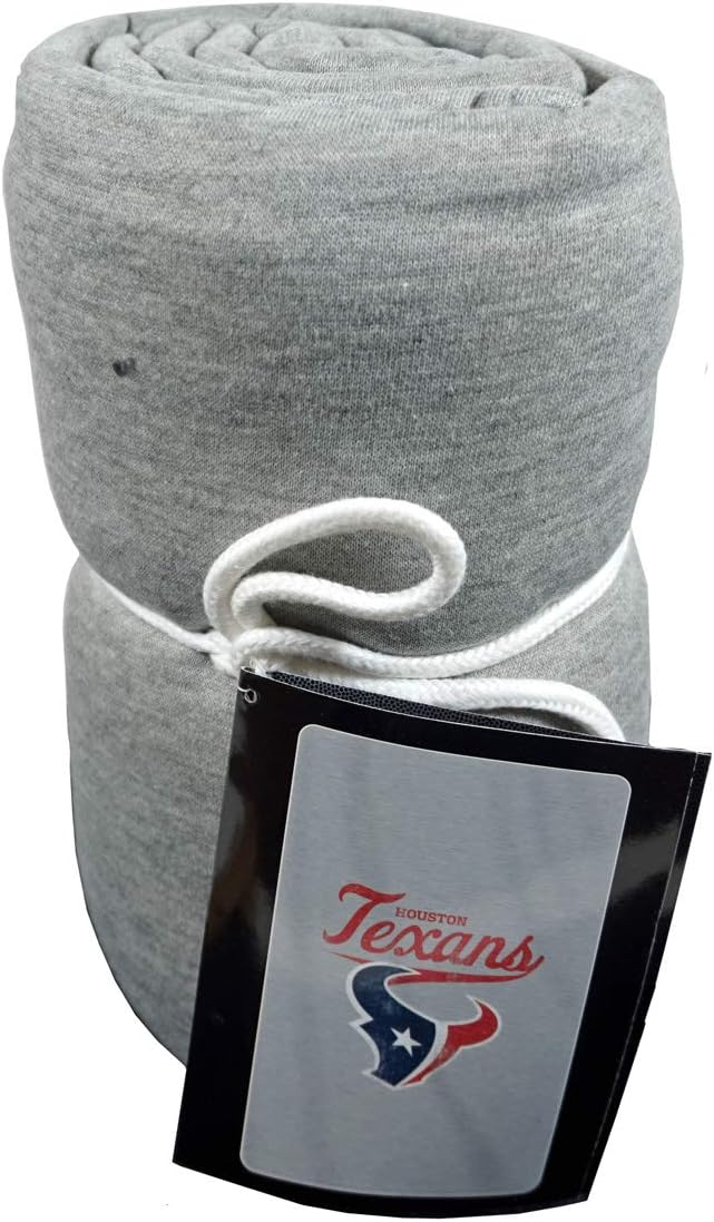 Northwest Houston Football Texans 54" x 84" Distressed Look Sweatshirt Material Throw Blanket